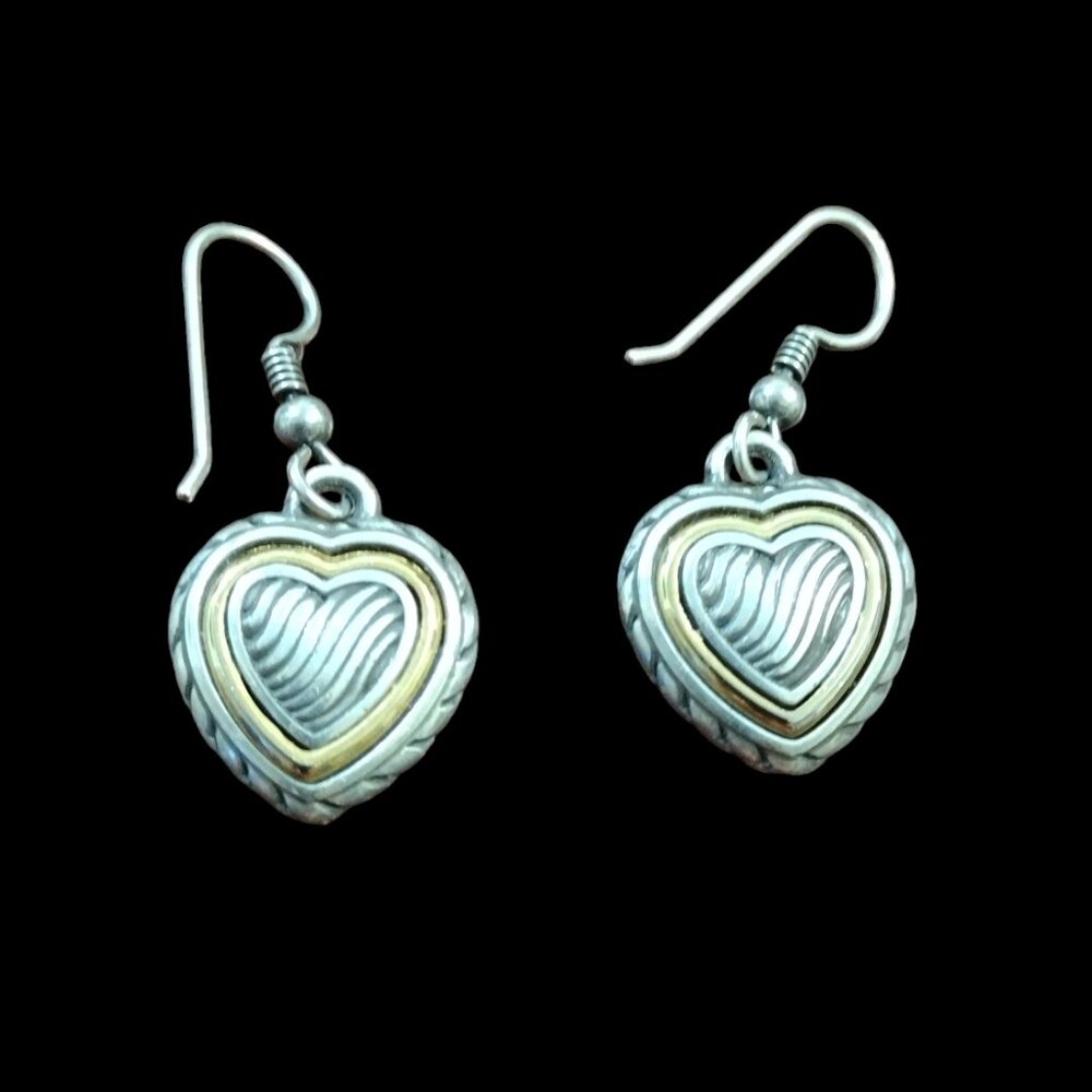 Brighton Silver and Pink Heart Necklace Set - Picture 2 of 6